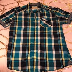 Marc Ecko Cut & Sew Fitted button-down